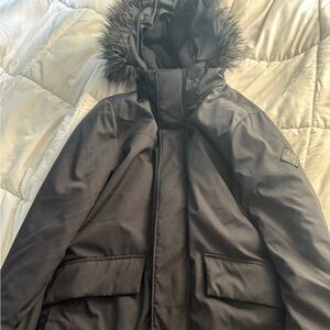 hollister zip up coat size M